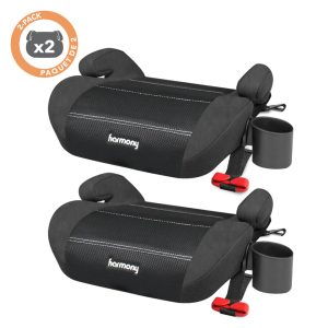 Youth Booster Elite with UAS - Black (2-Pack)